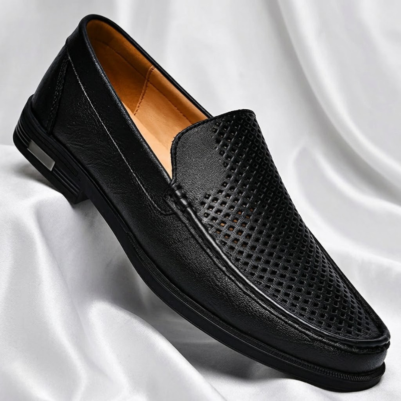 Mocasines de piel auténtica Pelle Italia