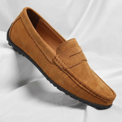 Veneto Suede Penny Loafers