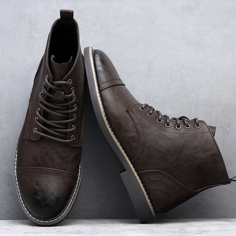 Botas de piel auténtica Bradford