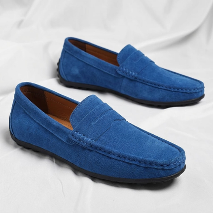 Veneto Suede Penny Loafers