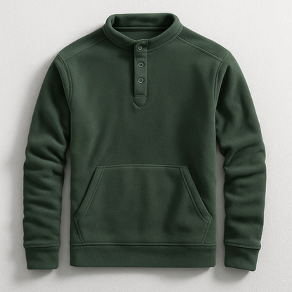 Preston Fleece Henley Pullover