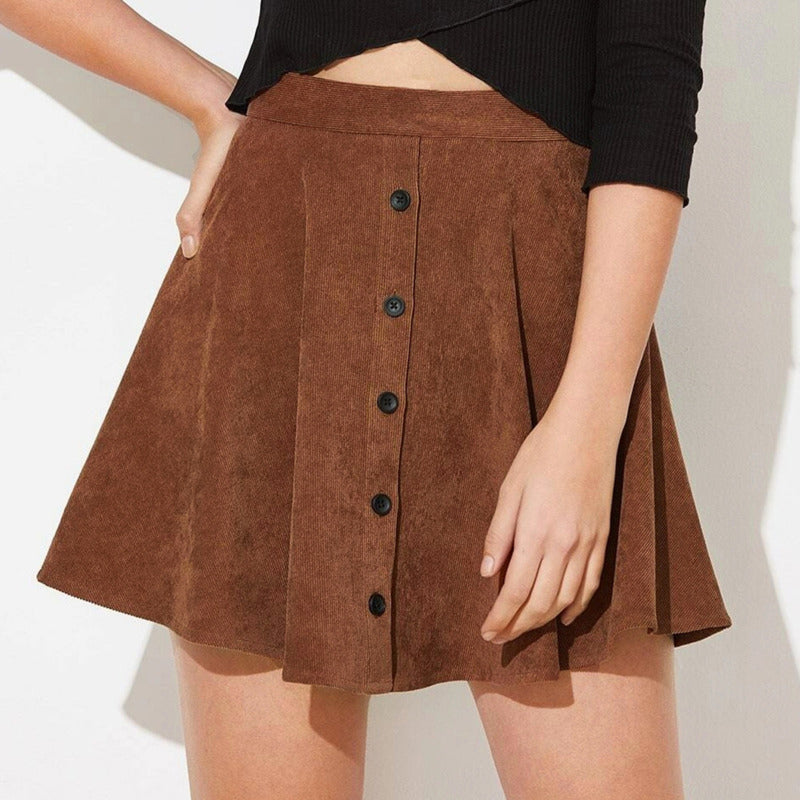 Falda de pana Belle