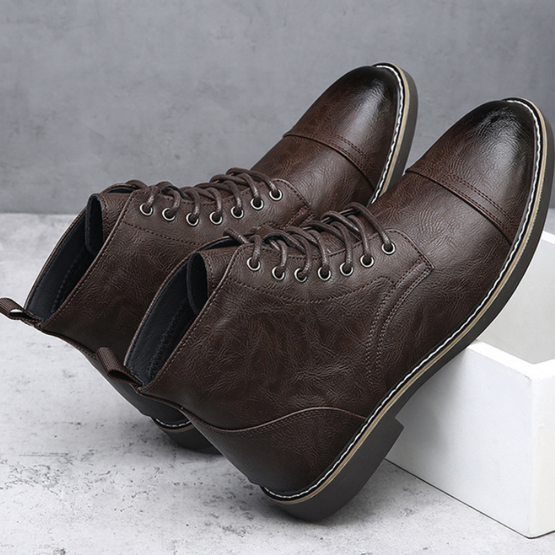 Botas de piel auténtica Bradford