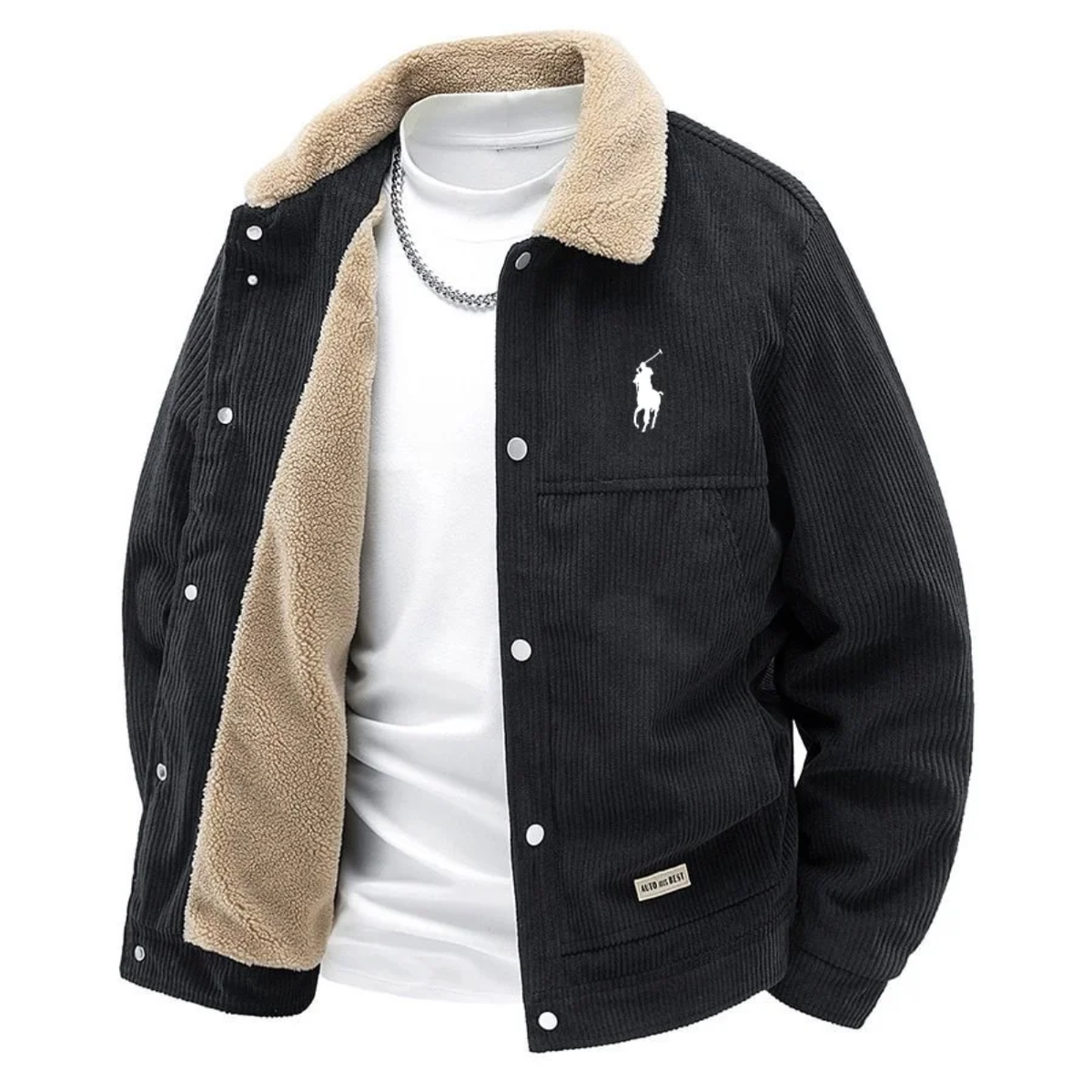 RL Premium Corduroy Sherpa Lined Jacket - Clearance Sale