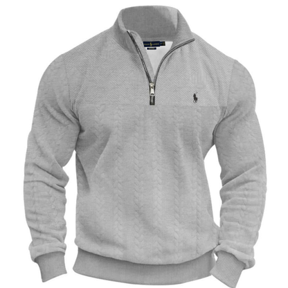 RL Textured Half-Zip Knit Pullover - Clearance Sale