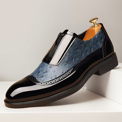 Oxford Ostrich Leather Shoes