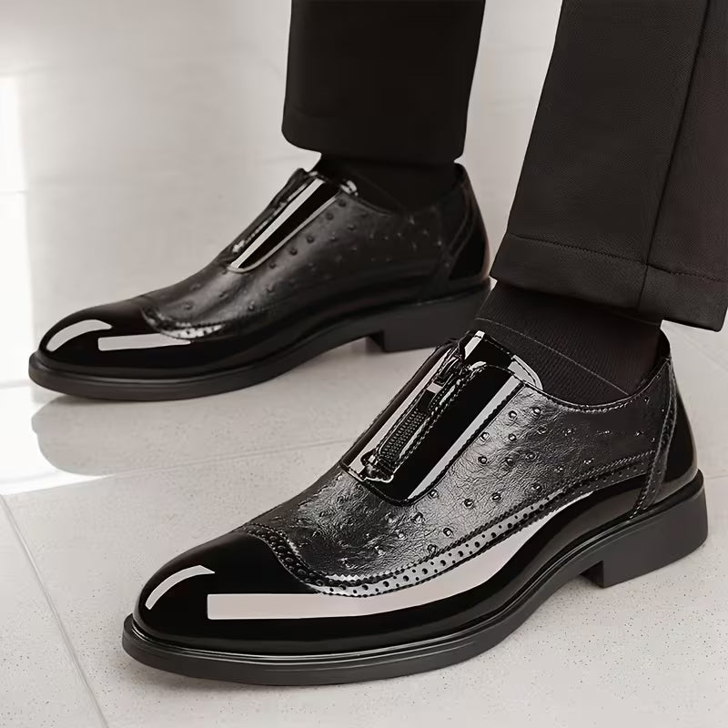 Oxford Ostrich Leather Shoes