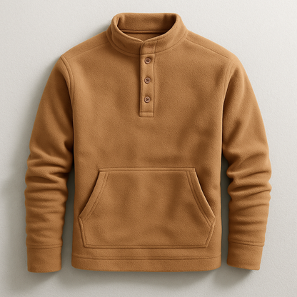 Preston Fleece Henley Pullover