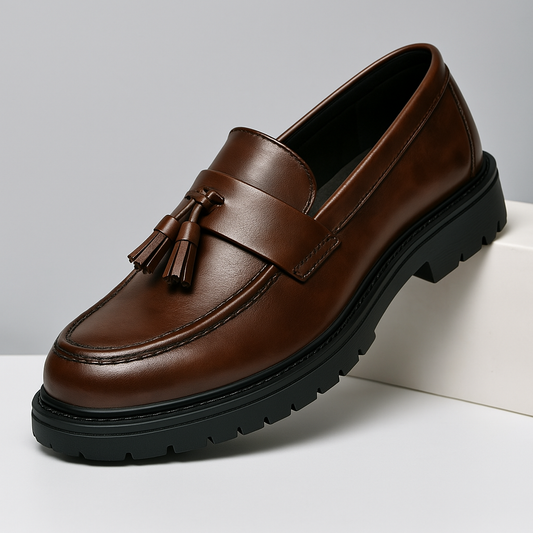 Mocasines de piel con borlas Belmont