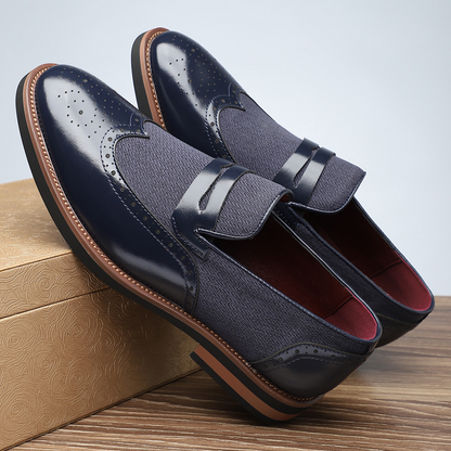 Regency Leather Brogue Loafers