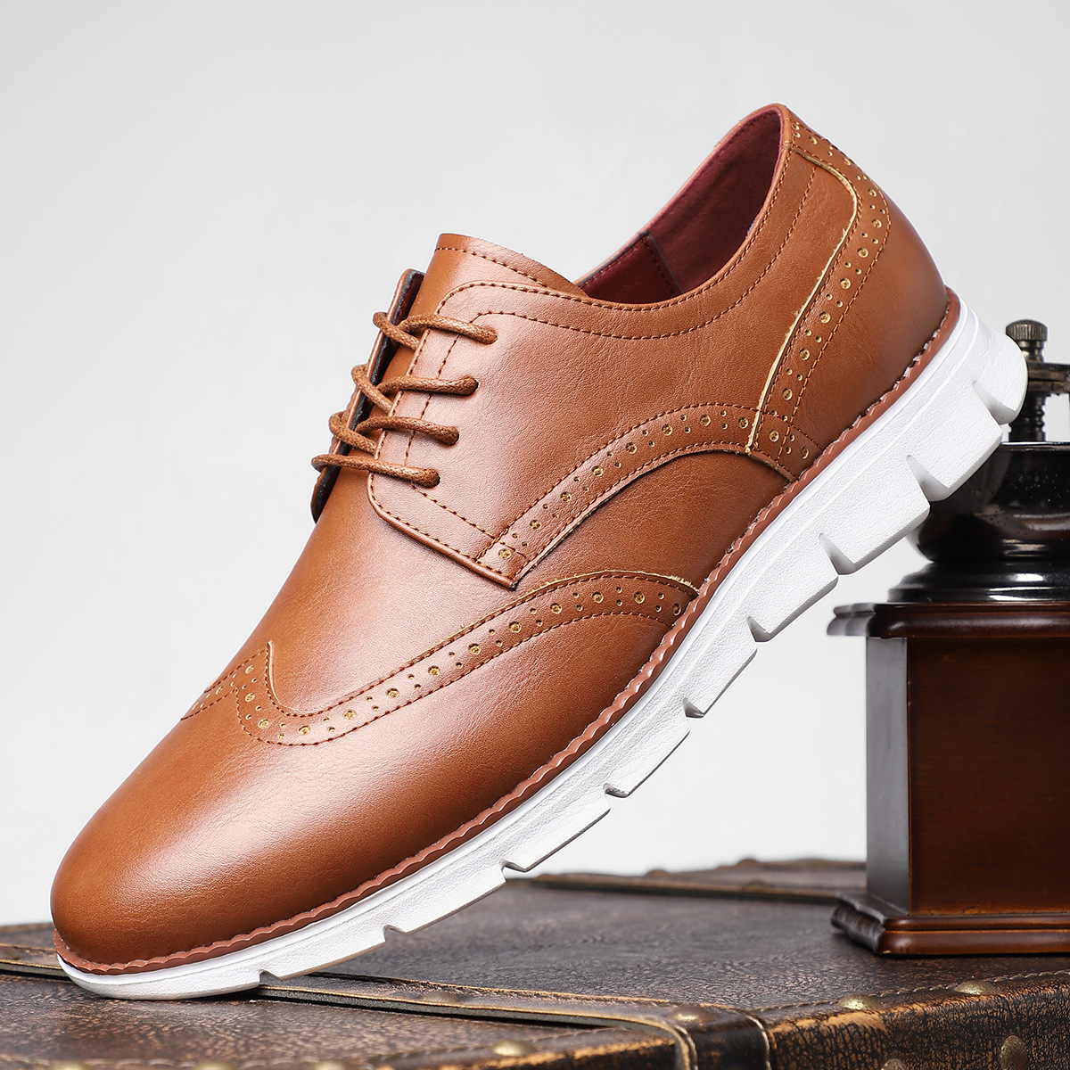 Cristiano Genuine Leather Sneakers