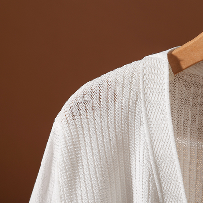 Avery Silk Knit Cardigan