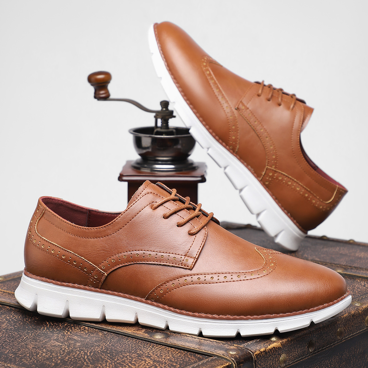 Cristiano Genuine Leather Sneakers