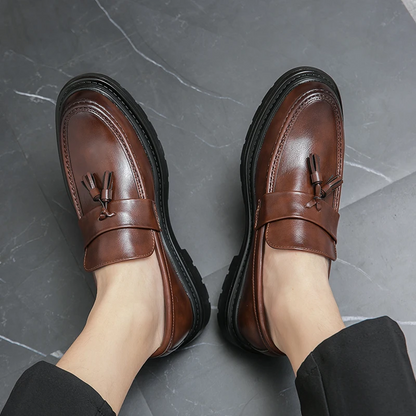Mocasines de piel con borlas Belmont