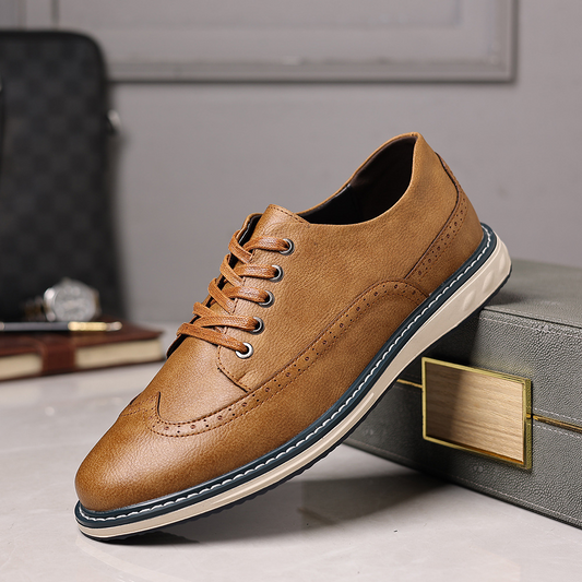 Lucas Leather Brogue Sneakers