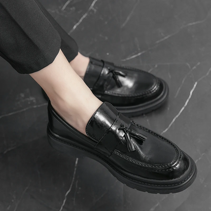 Mocasines de piel con borlas Belmont