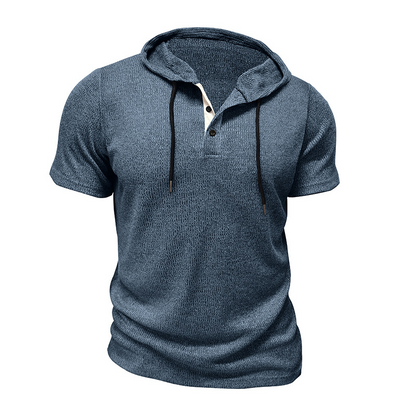Hype Cotton Henley Hoodie
