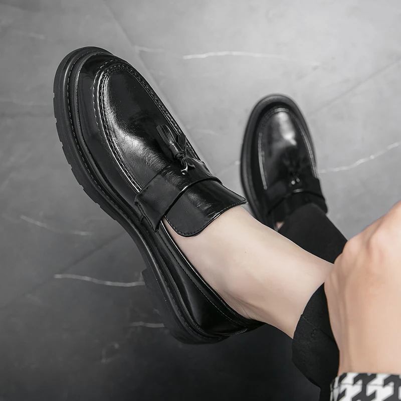 Mocasines de piel con borlas Belmont