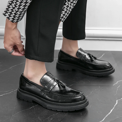 Mocasines de piel con borlas Belmont