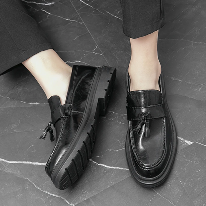 Mocasines de piel con borlas Belmont