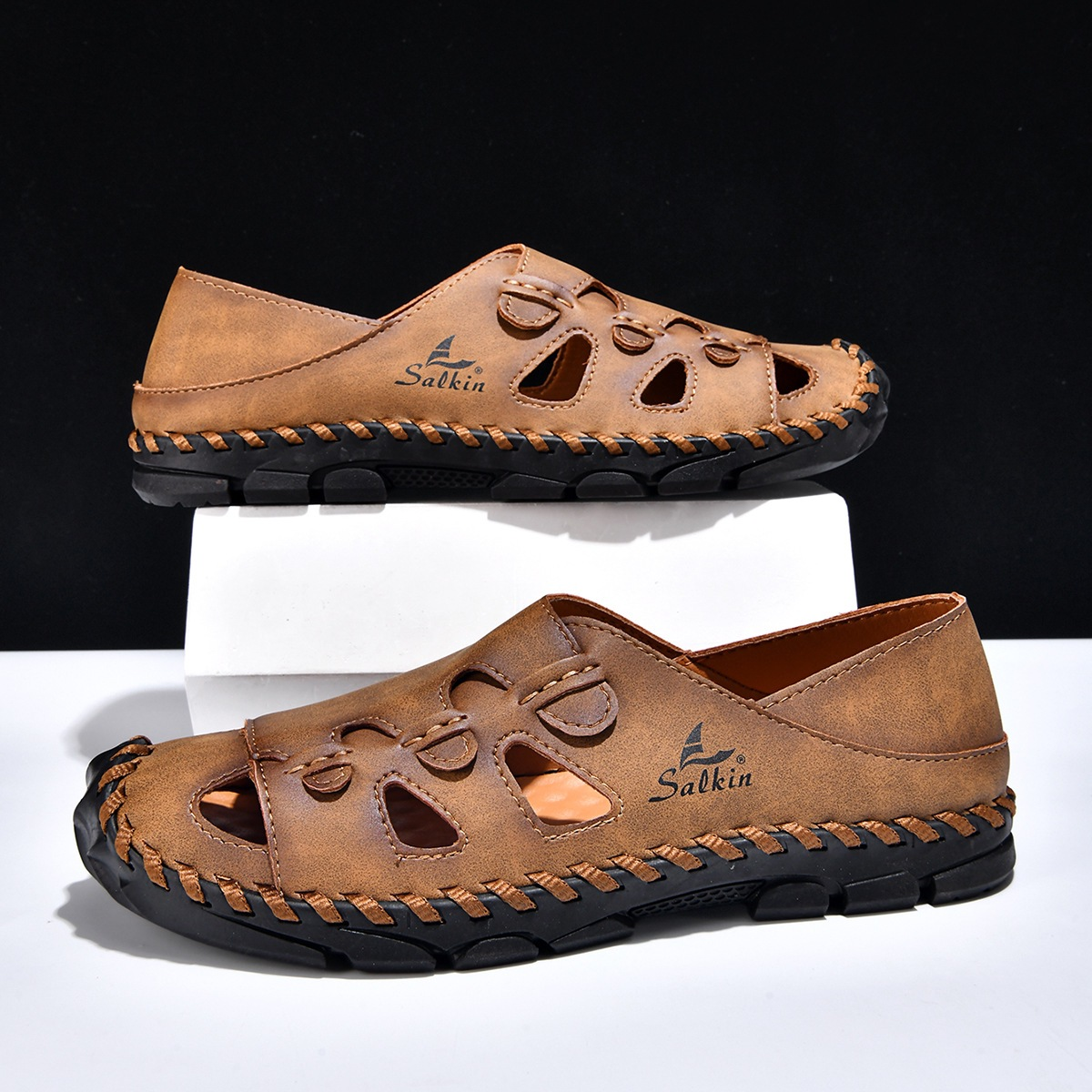 Sandalias de piel Trekland