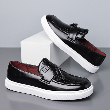 Lombardi Leather Tassel Loafers