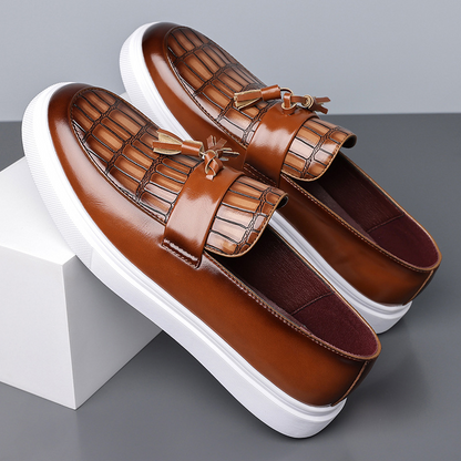 Lombardi Leather Tassel Loafers