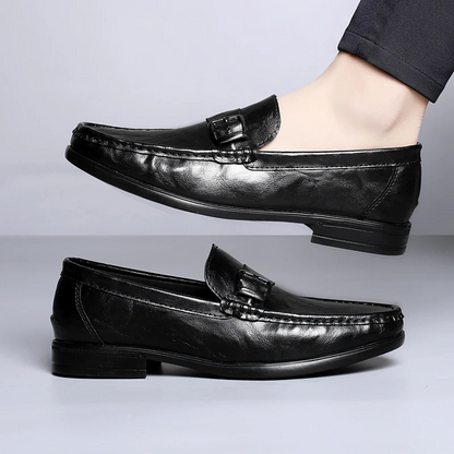 Luciano Italian Leather Loafers
