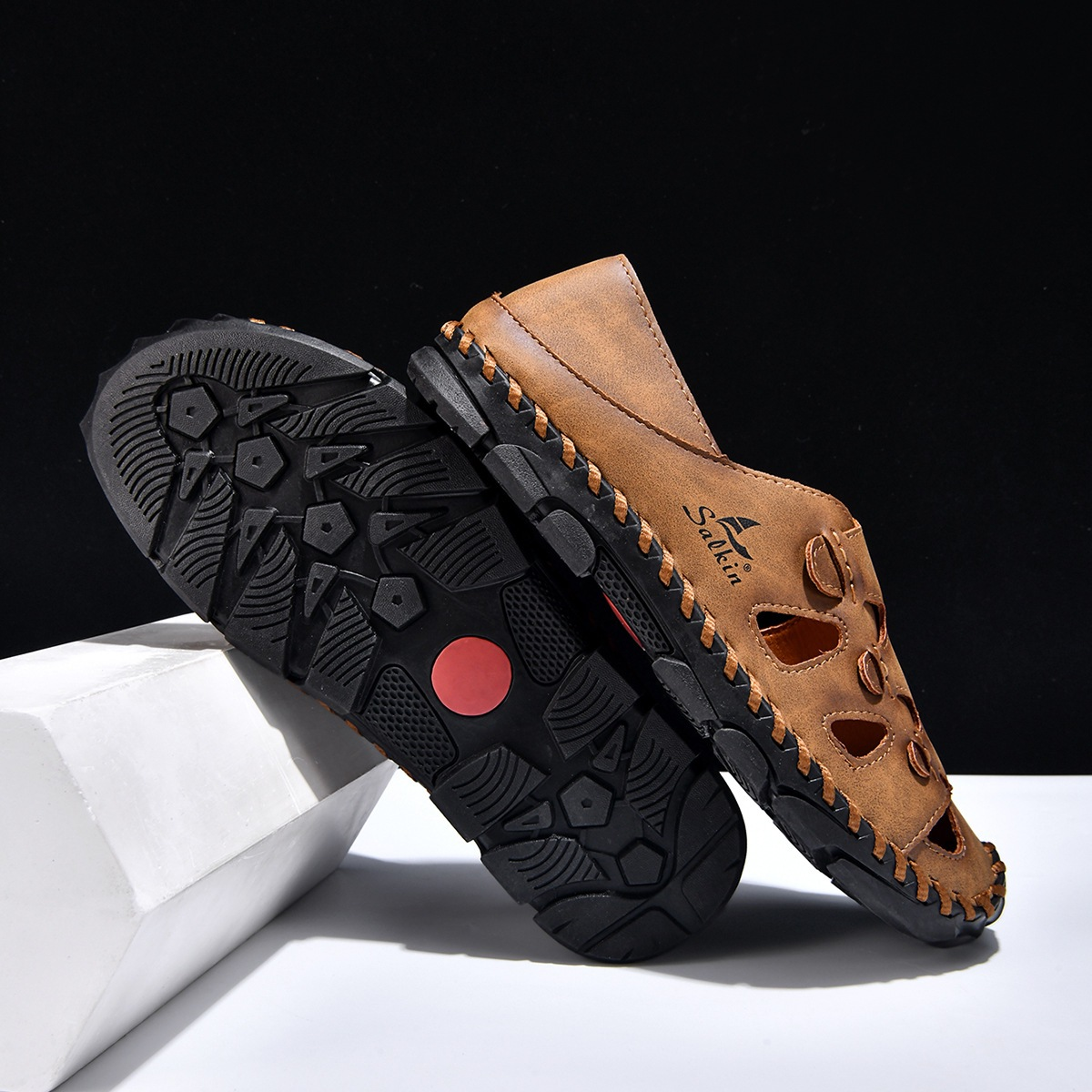 Sandalias de piel Trekland