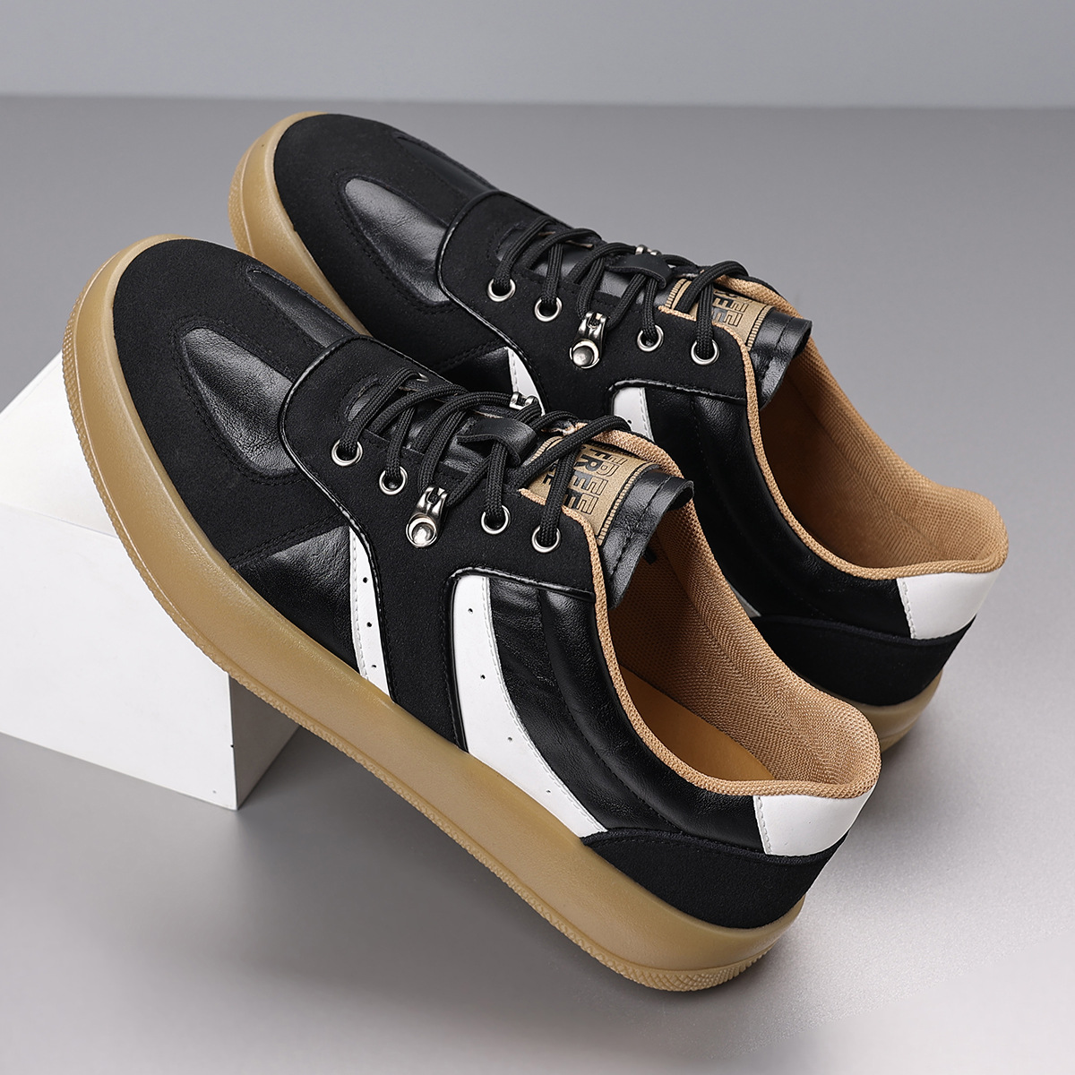 Sable Leather Sneakers