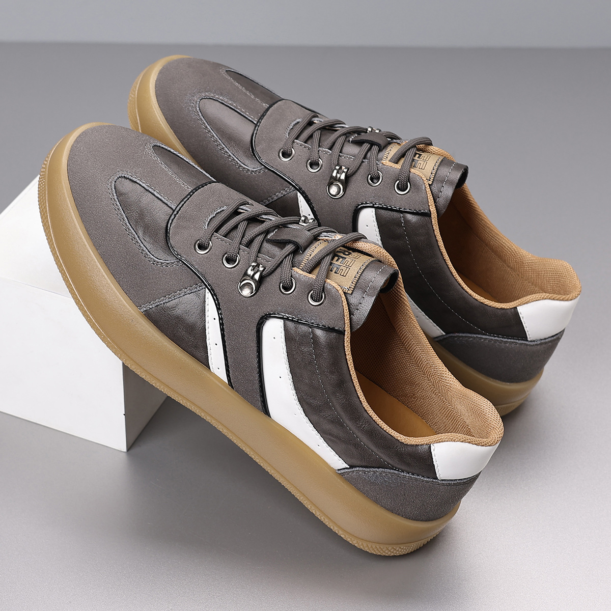 Sable Leather Sneakers