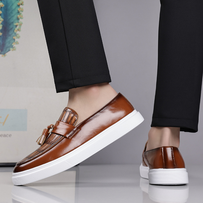 Lombardi Leather Tassel Loafers