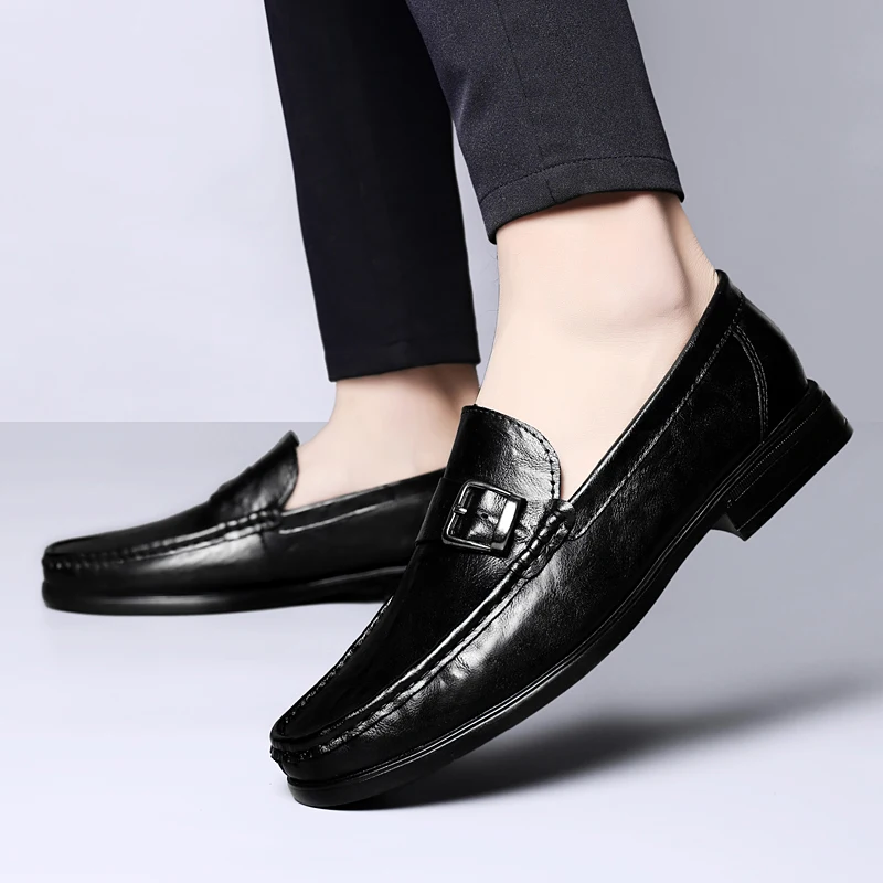 Luciano Italian Leather Loafers
