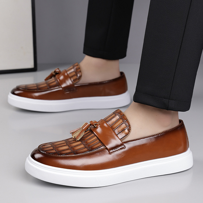 Lombardi Leather Tassel Loafers