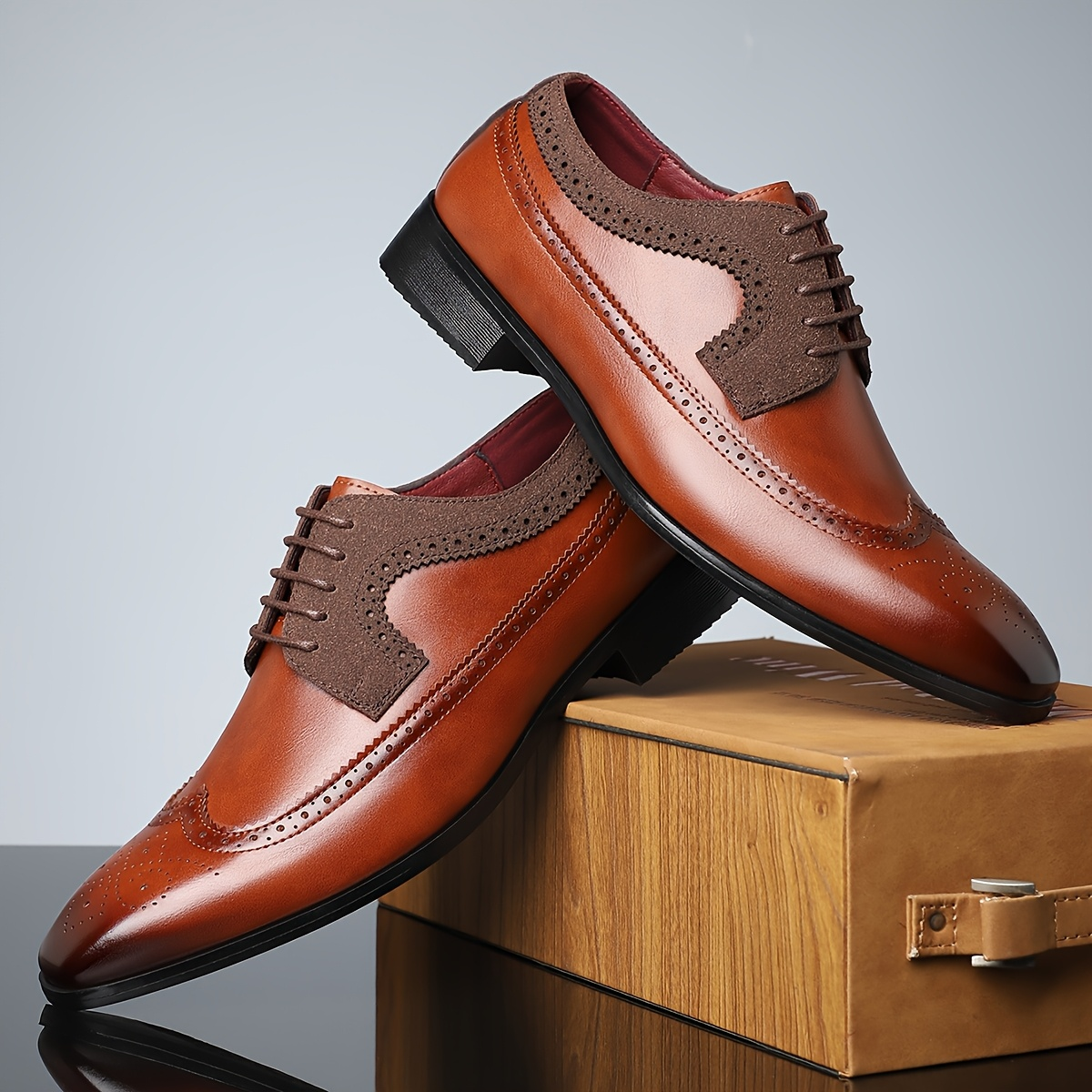 Veneto Oxford Brogue Dress Shoes