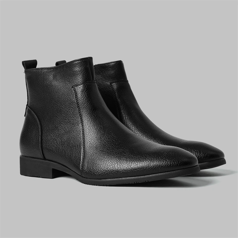Ronaldo Leather Chelsea Boots