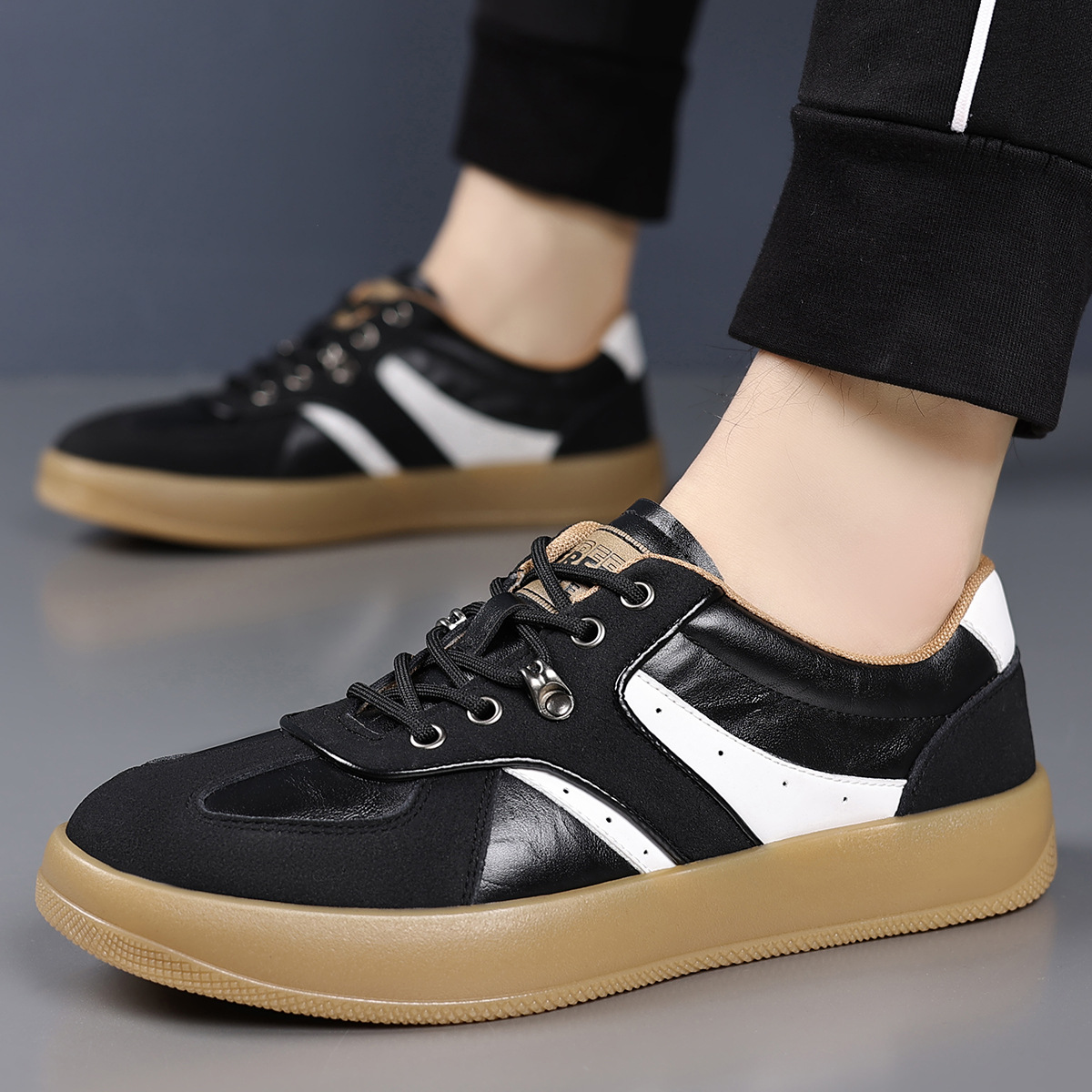 Sable Leather Sneakers