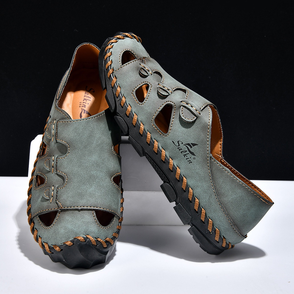 Sandalias de piel Trekland