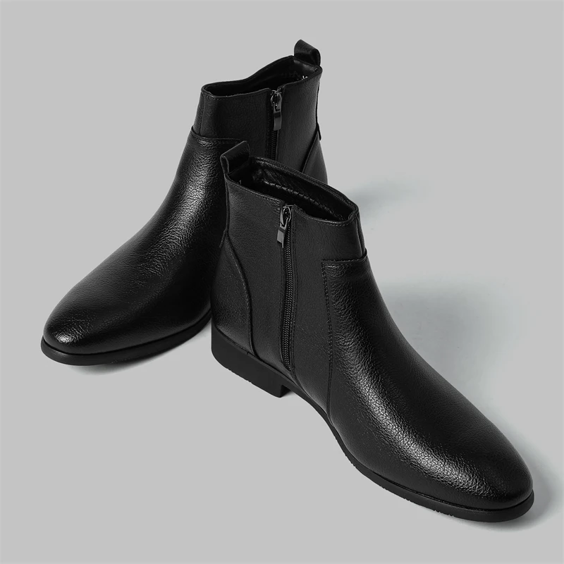 Ronaldo Leather Chelsea Boots