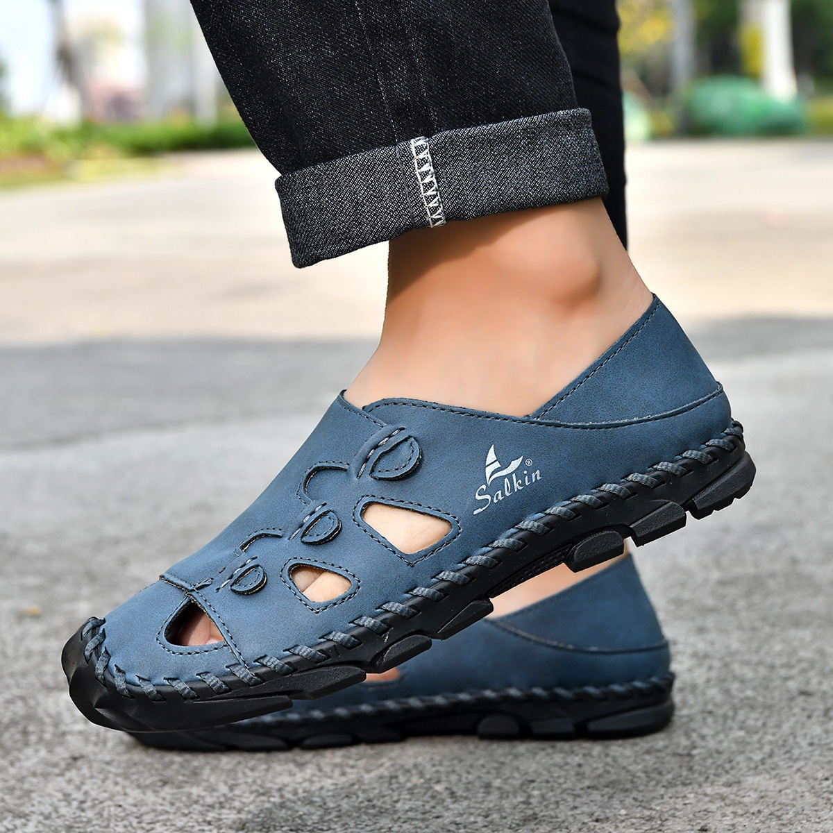 Sandalias de piel Trekland