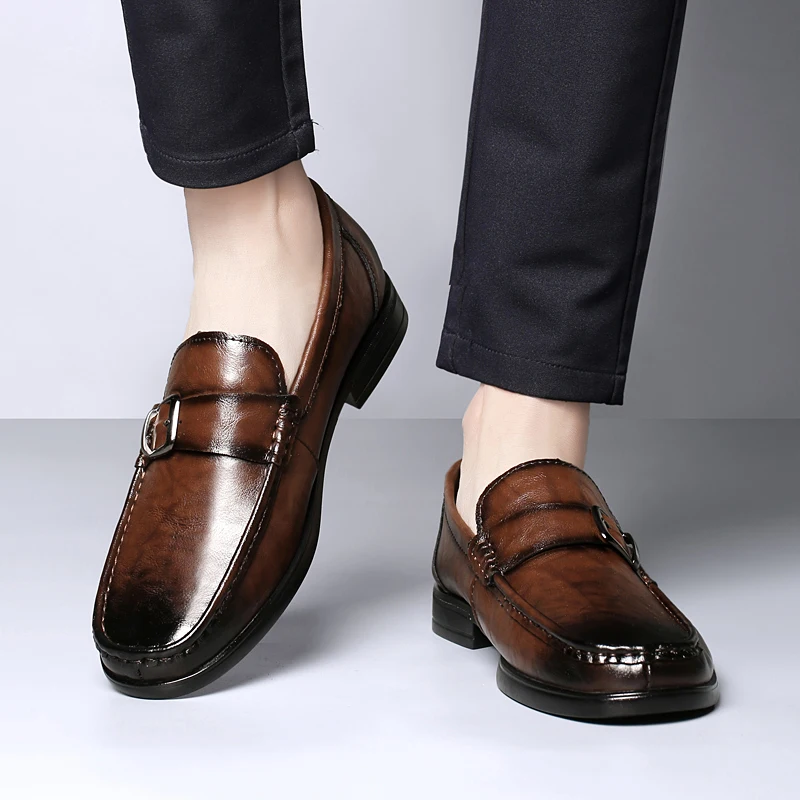 Luciano Italian Leather Loafers