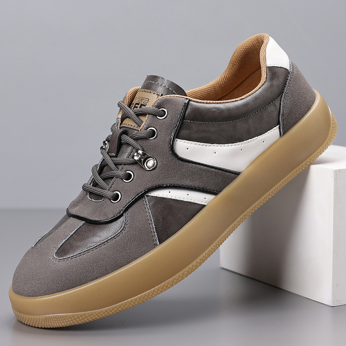 Sable Leather Sneakers
