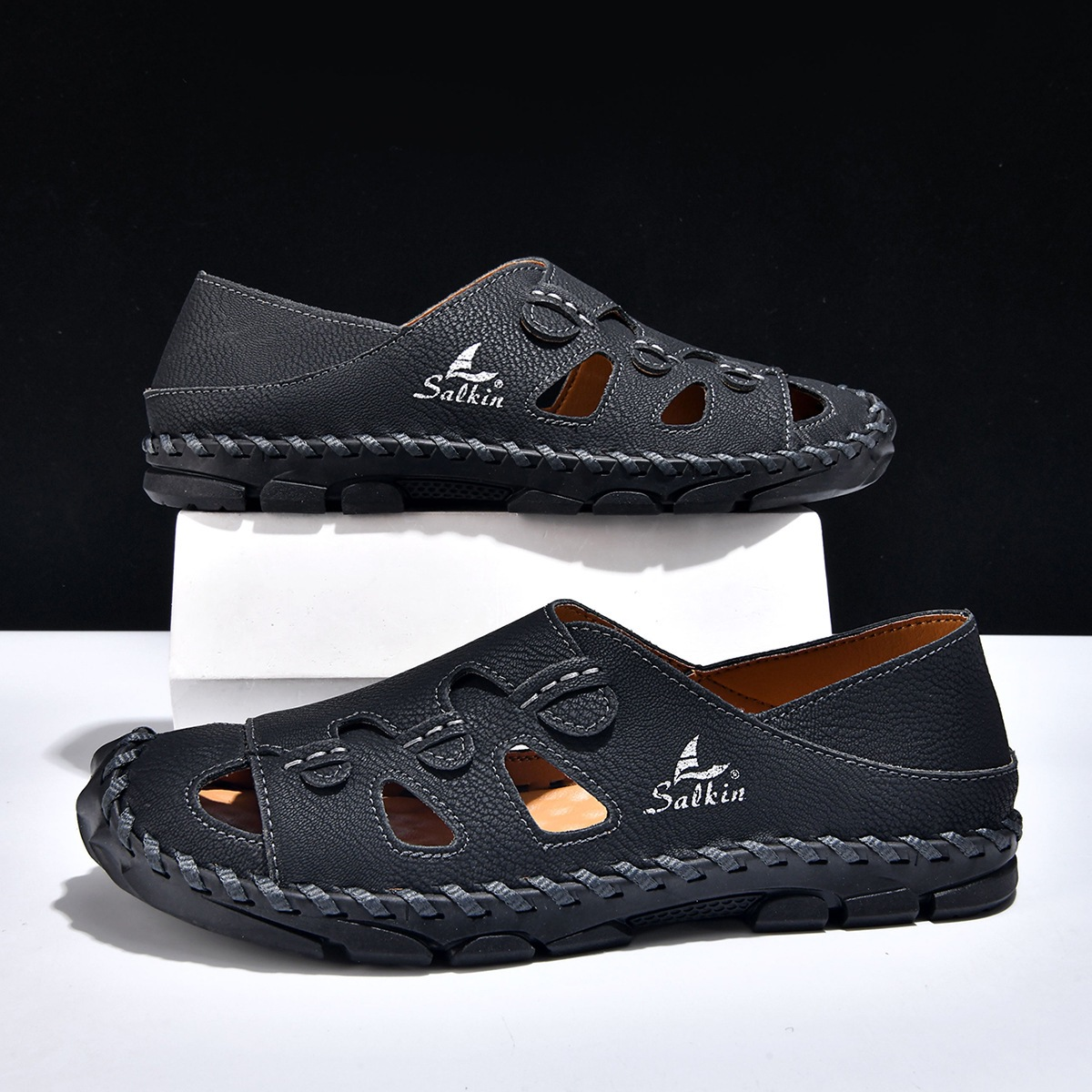 Sandalias de piel Trekland