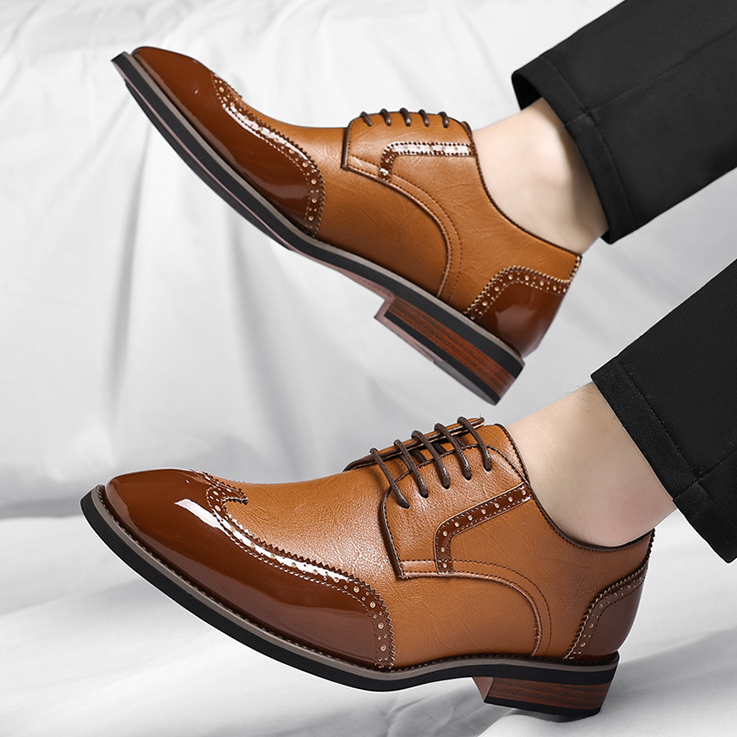 Mayfair Leather Brogue Dress Shoes