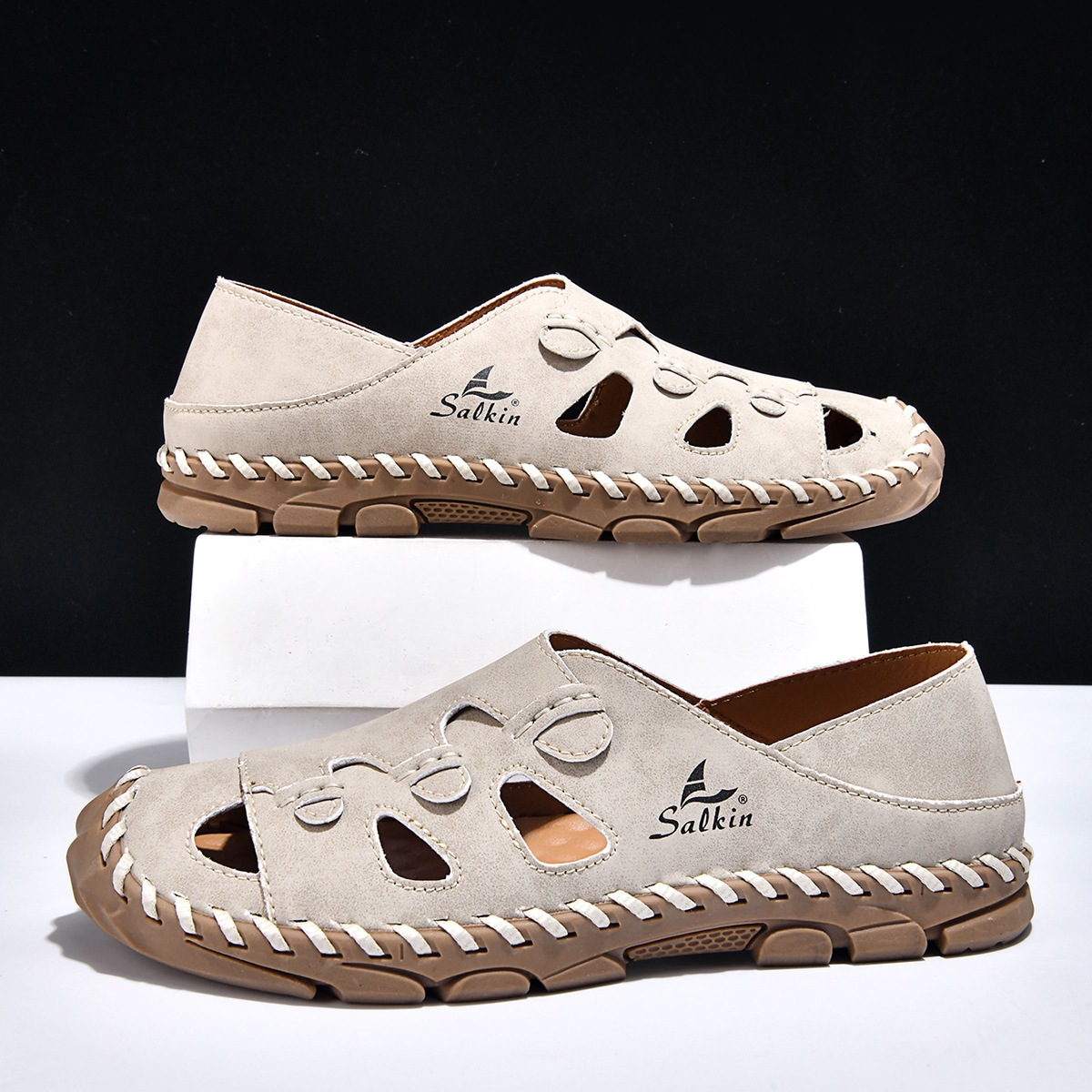 Sandalias de piel Trekland
