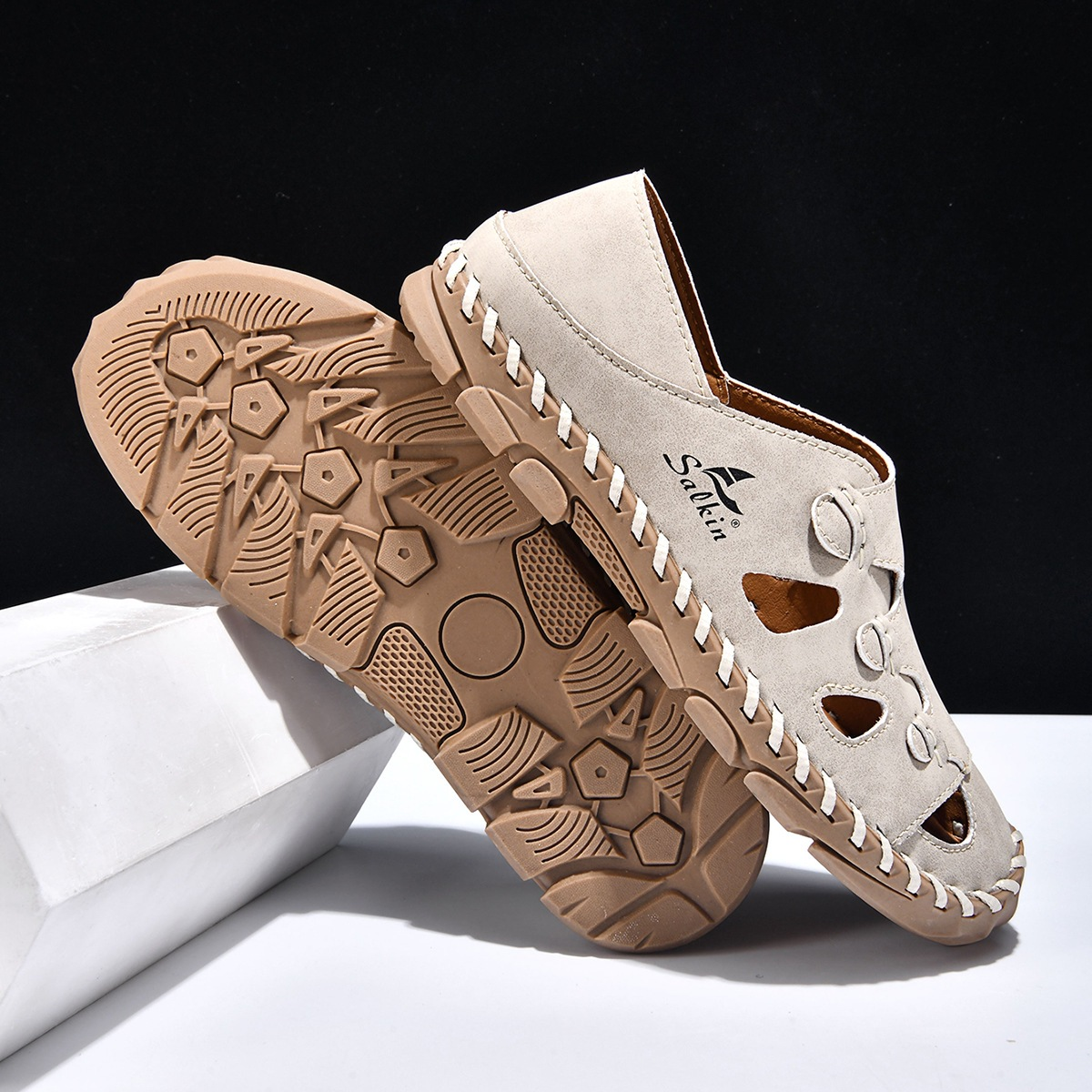 Sandalias de piel Trekland