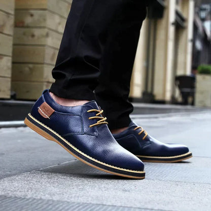 Zapatos de cuero genuino Lucas Wellington