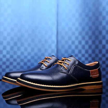 Zapatos de cuero genuino Lucas Wellington