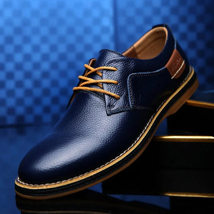 Zapatos de cuero genuino Lucas Wellington