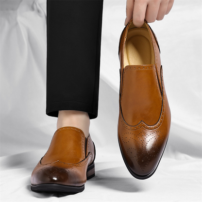 Cambridge Leather Brogue Loafers